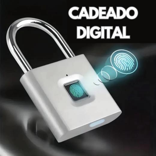Cadeado Eletrônico com Impressão digital 
