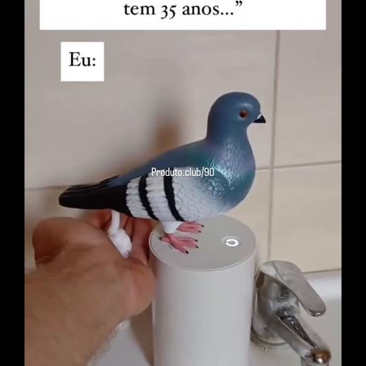 Dispenser cocô de pombo pruuu 