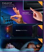 Adesivos blackout para eliminar luzes indesejadas para privacidade e conforto